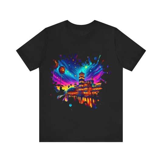 Illuminated Palace by the Riverside - Jersey Short Sleeve