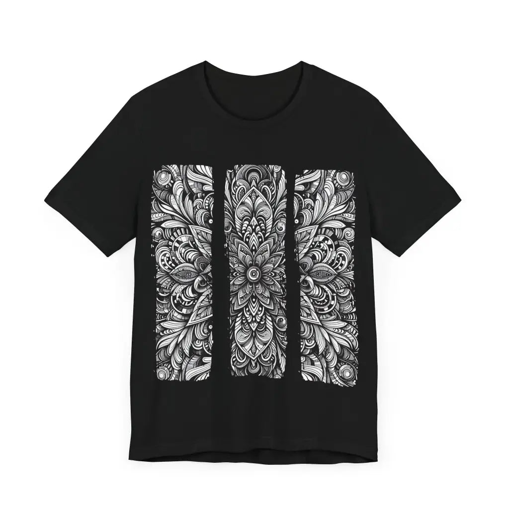 Ink Filigree Exploration - Jersey Short Sleeve Tee - T-Shirt