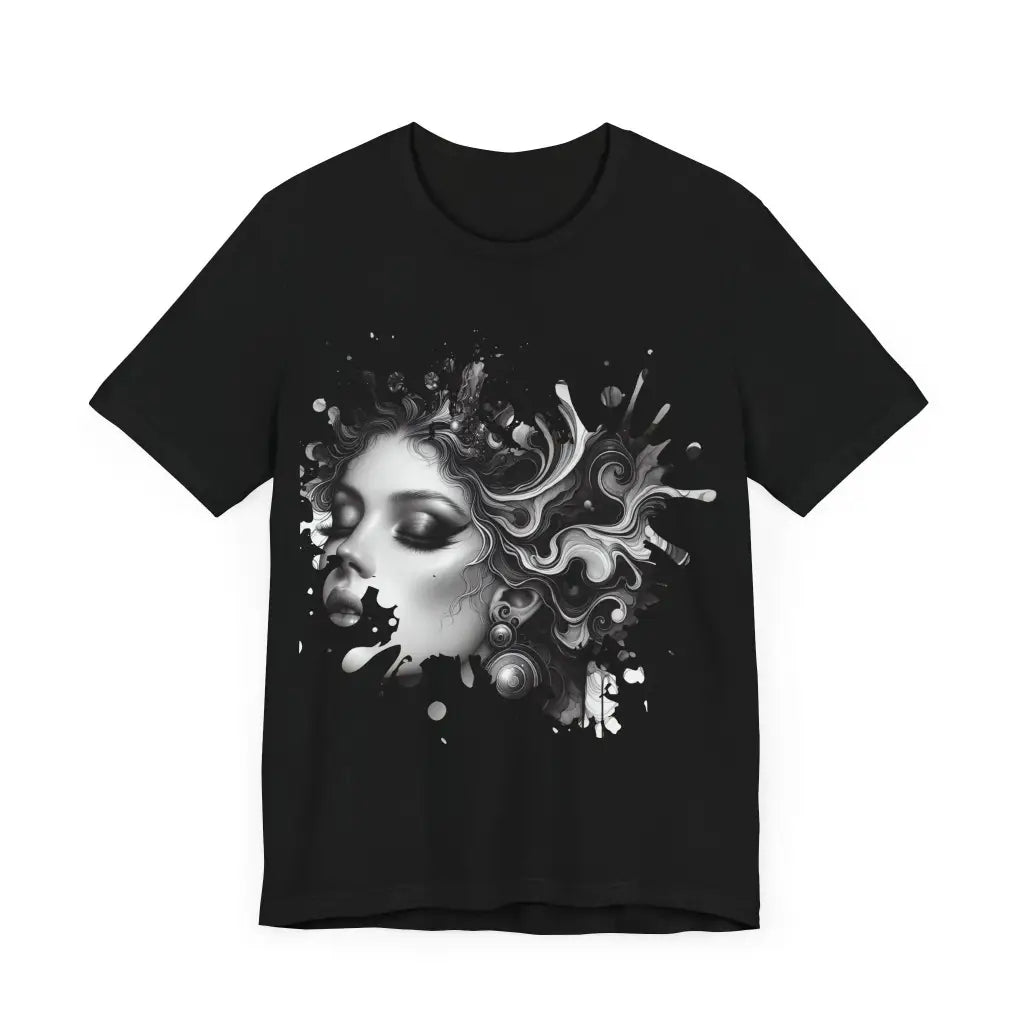 Ink Illusion Portrait - Jersey Short Sleeve Tee - T-Shirt