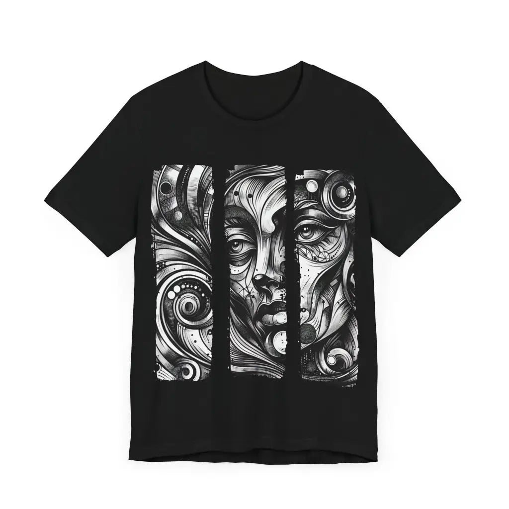 Ink Illusion Portraiture - Jersey Short Sleeve Tee - T-Shirt