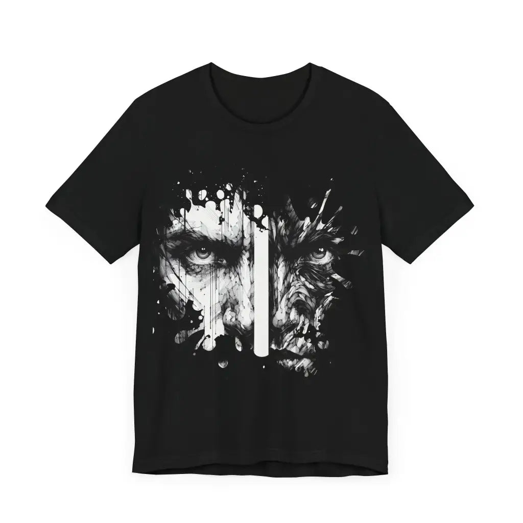 Ink Portraits Divide - Jersey Short Sleeve Tee - T-Shirt