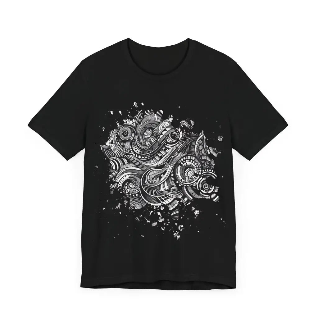 Ink Swirl Odyssey - Jersey Short Sleeve Tee - T-Shirt