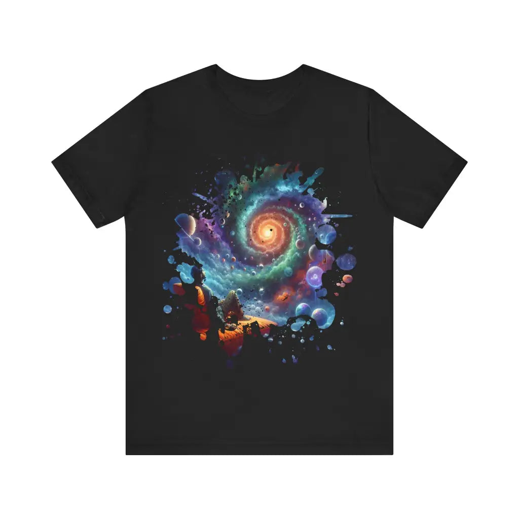 Intergalactic Repose - Jersey Short Sleeve Tee - Black / S