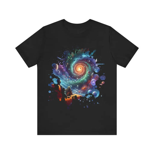 Intergalactic Repose - Jersey Short Sleeve Tee - Black / S