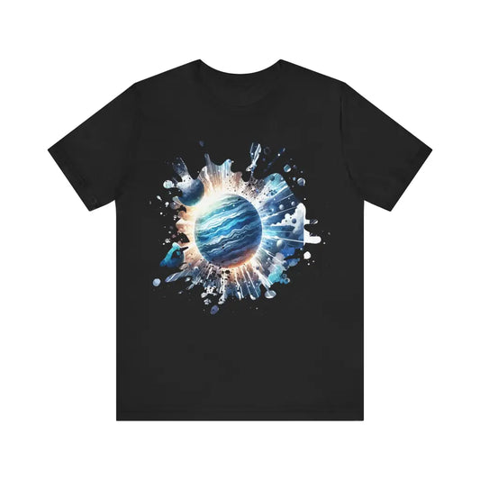 Interstellar Burst - Jersey Short Sleeve Tee - Black / S