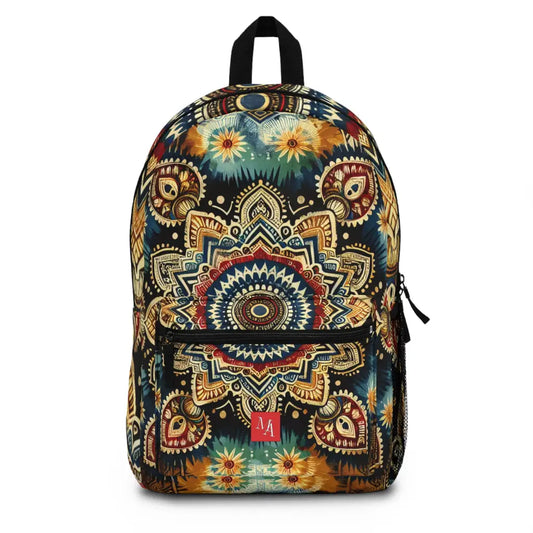 Intricate Cultural Mosaic Backpack One size Bags