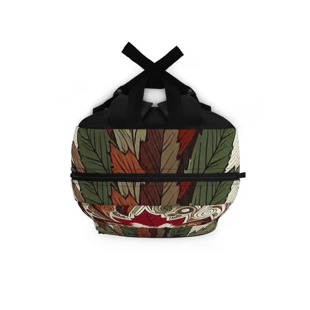 Intricate Foliage Pattern - Backpack - One size - Bags