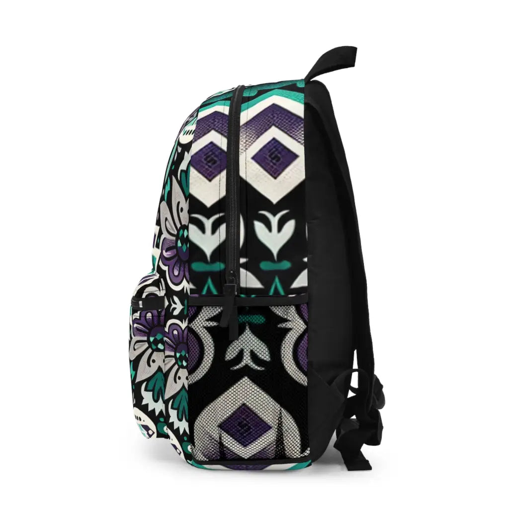 Intricate Geometric Fusion - Backpack - One size - Bags