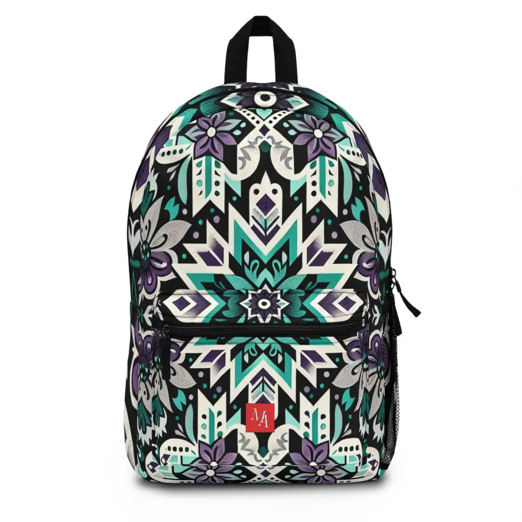 Intricate Geometric Fusion - Backpack - One size - Bags