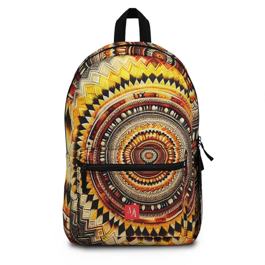 Intricate Mandala Design Backpack One size Bags