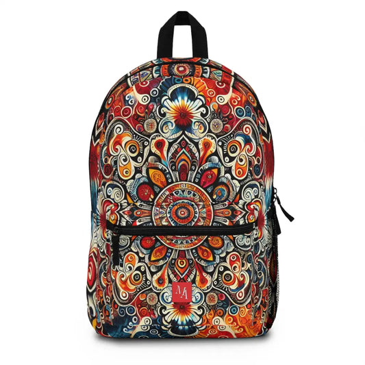 Intricate Mandala Explosion Backpack One size Bags