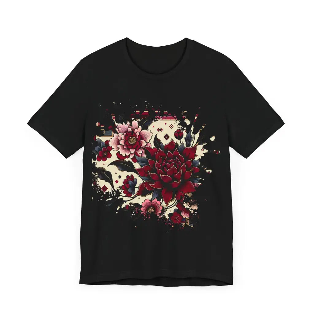 Intricate Petal Arrangement - Jersey Short Sleeve Tee