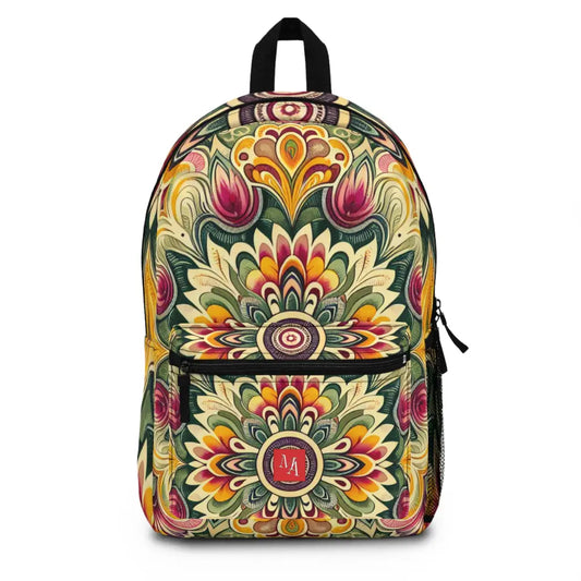 Intricate Petal Patterns Backpack One size Bags