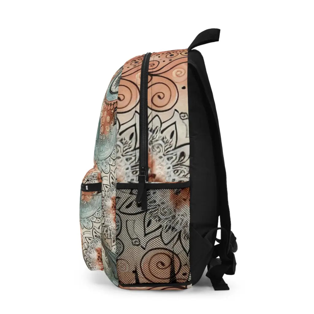 Intricate Petal Whorls - Backpack - One size - Bags