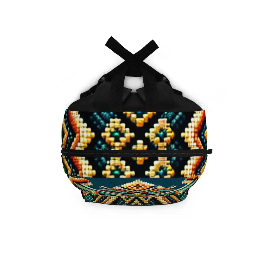 Intricate Puzzle Patterns Backpack One size Bags