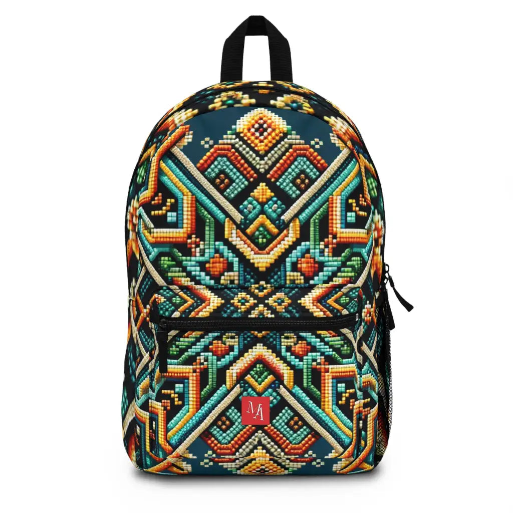 Intricate Puzzle Patterns Backpack One size Bags