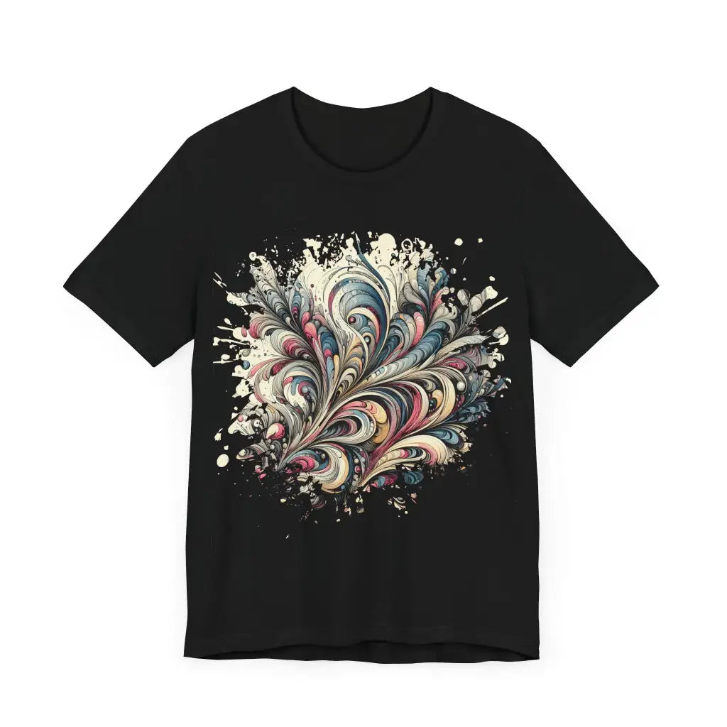 Intricate Swirls and Curls - Jersey Short Sleeve Tee