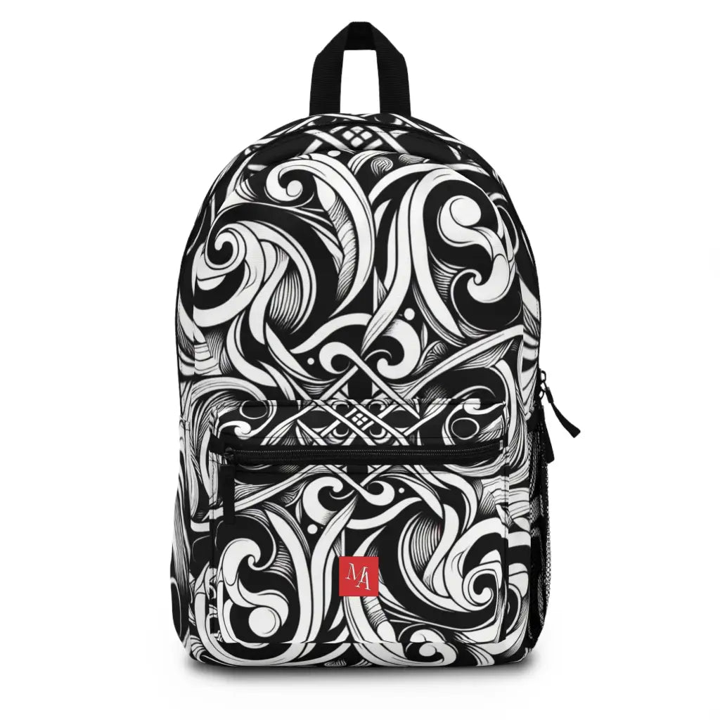 Intricate Swirls Backpack One size Bags