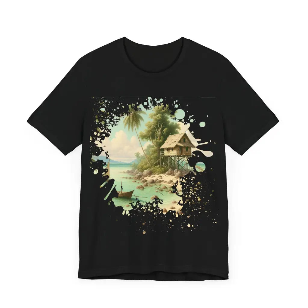 Island Hideaway - Jersey Short Sleeve Tee - T-Shirt