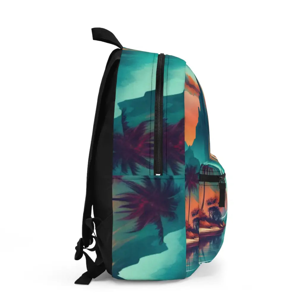 Island Oasis at Dawn Backpack One size Bags