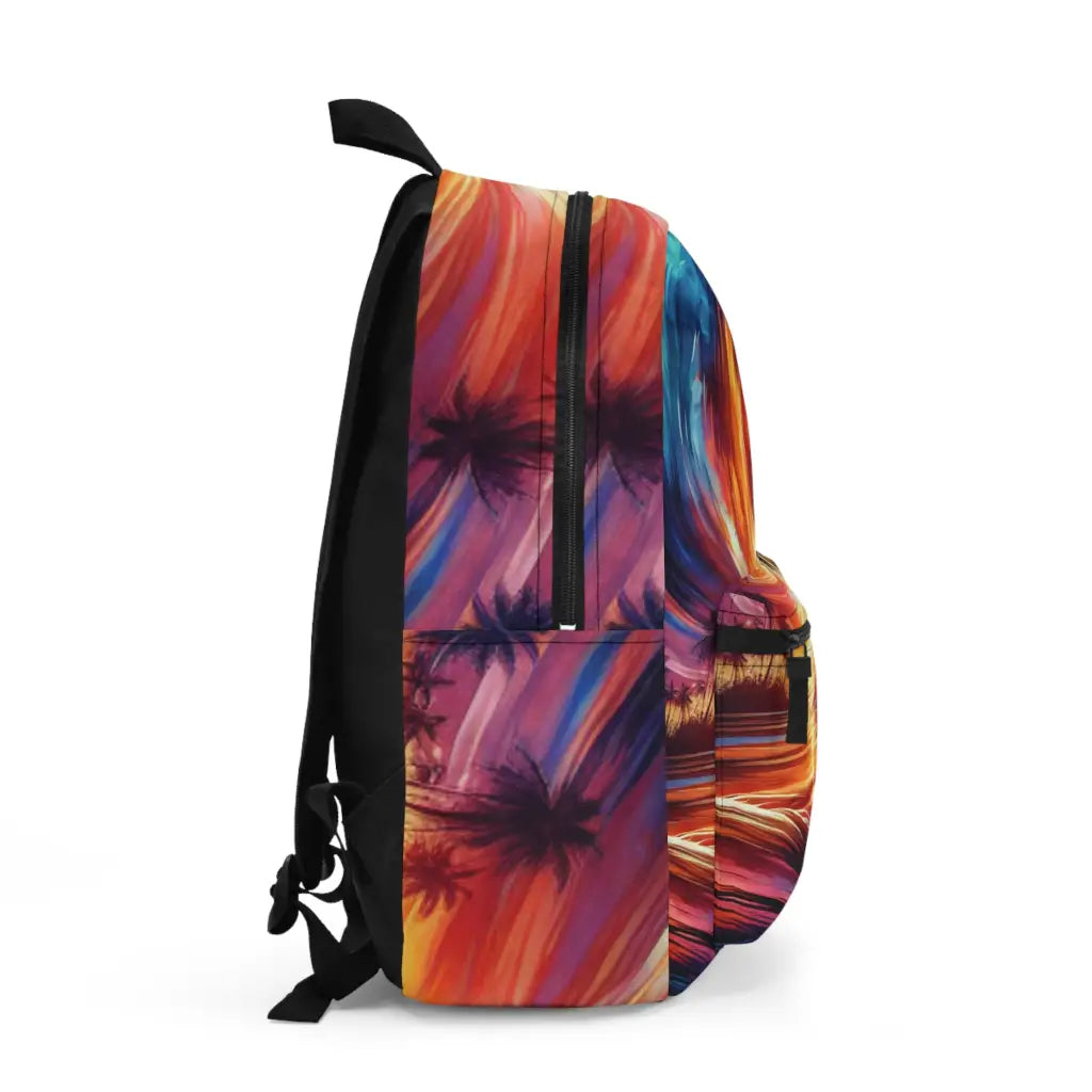 Island Oasis at Dusk Backpack One size Bags