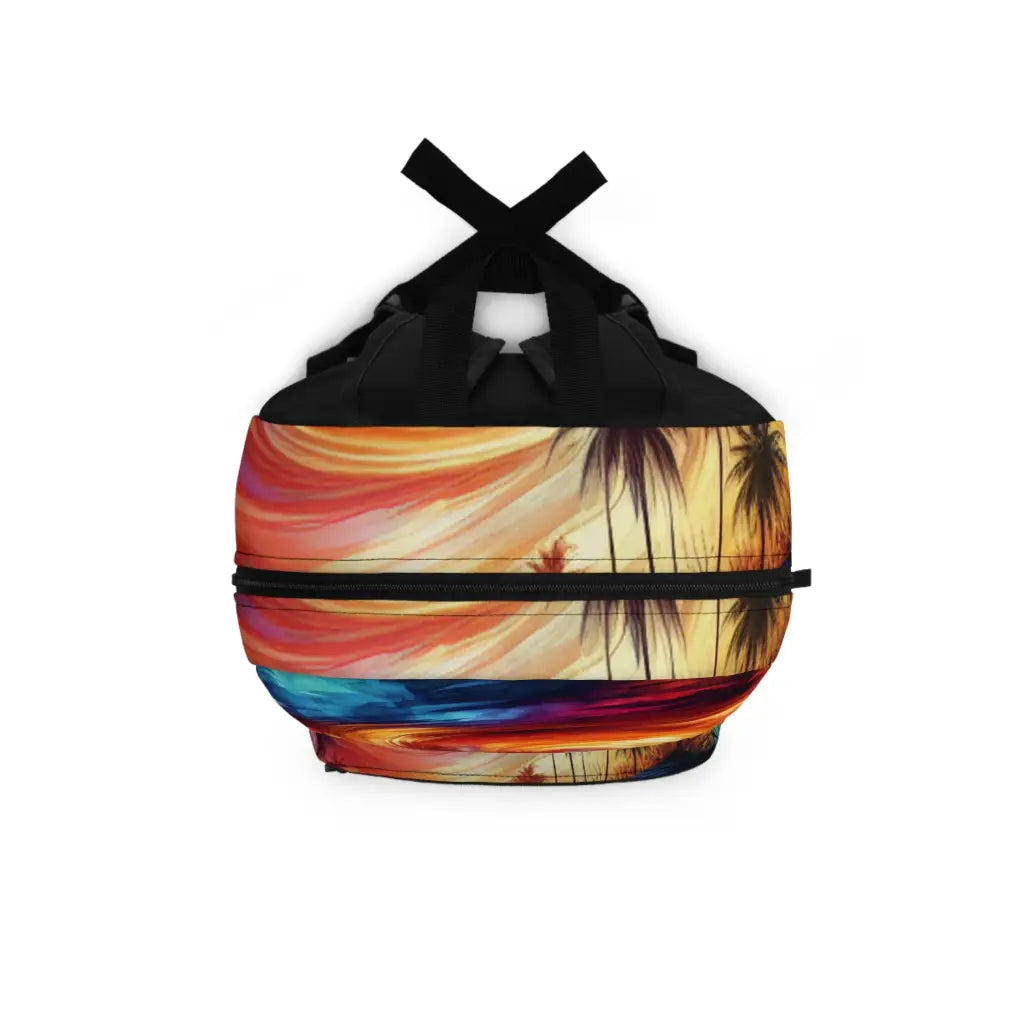 Island Oasis at Dusk Backpack One size Bags