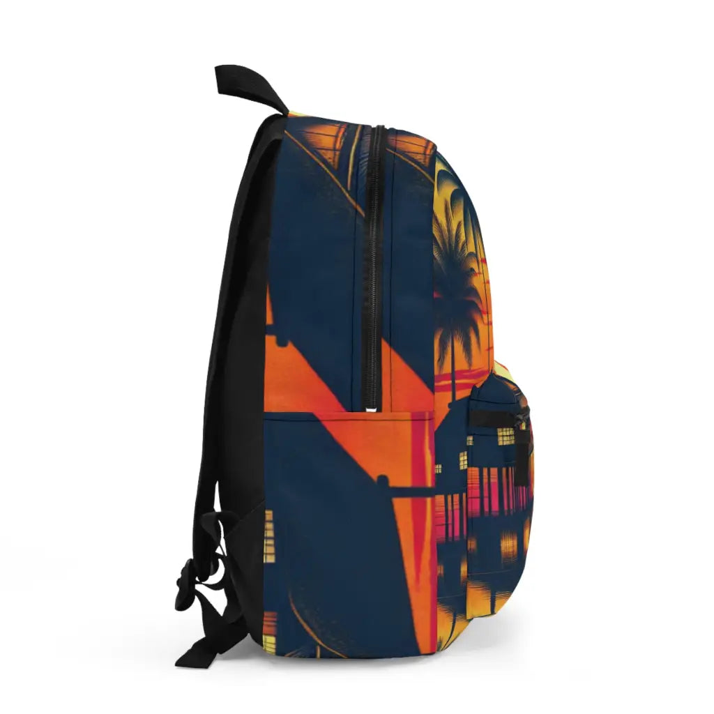 Island Retreat at Dusk Backpack One size Bags