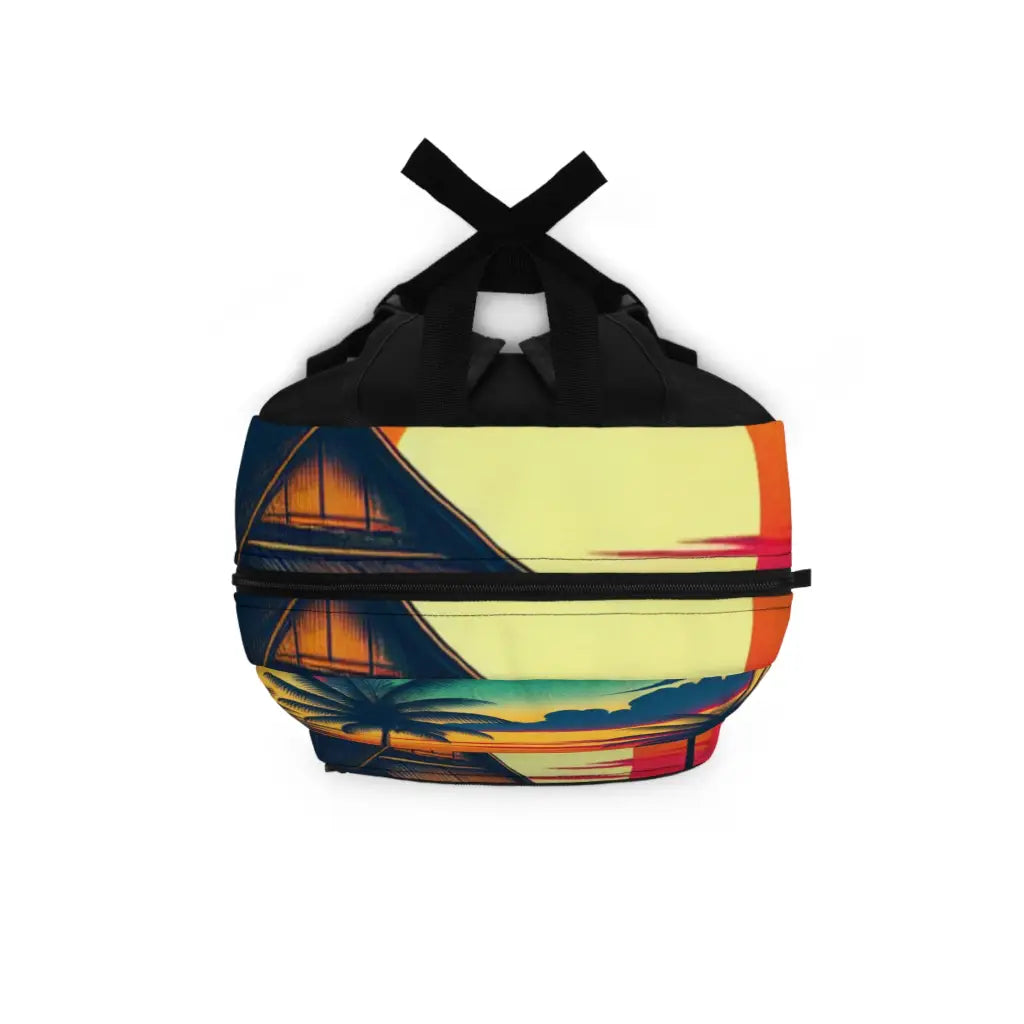 Island Retreat at Dusk Backpack One size Bags