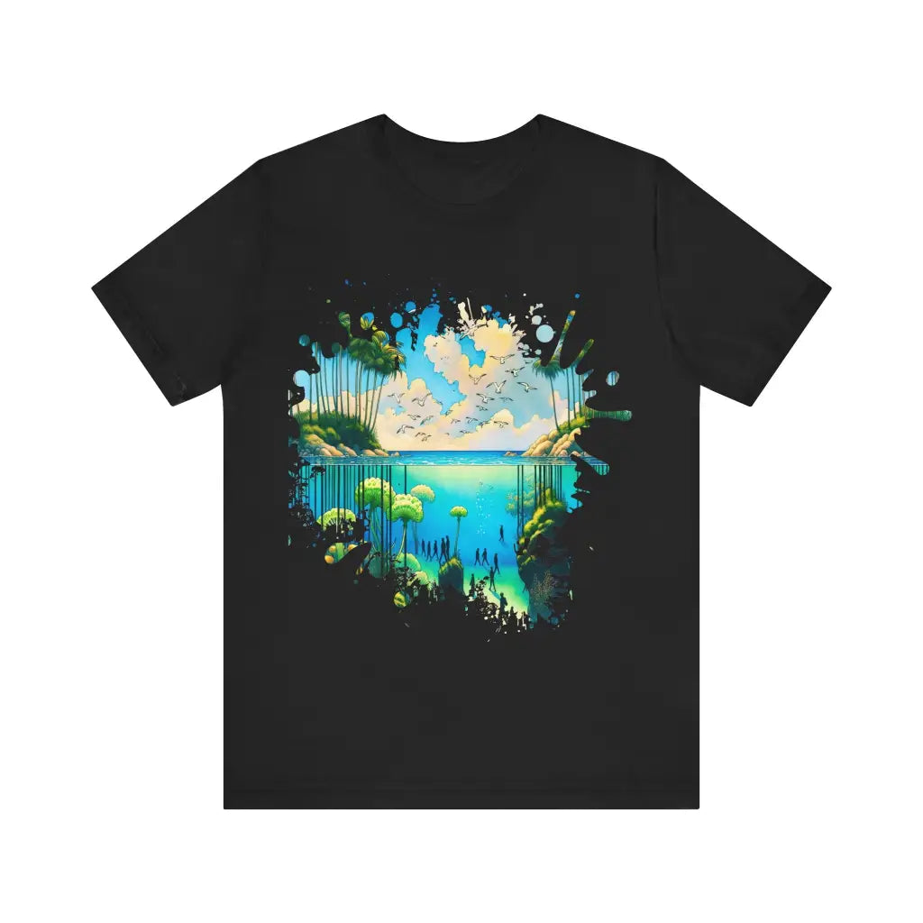 Isle of Two Realms - Jersey Short Sleeve Tee - Black / S