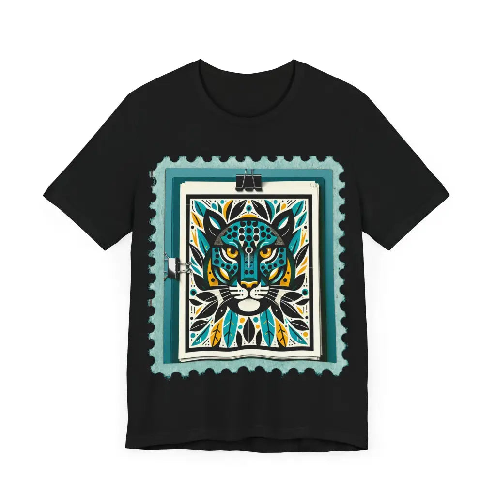 Jaguar in Patterns Jersey Short Sleeve Tee T Shirt