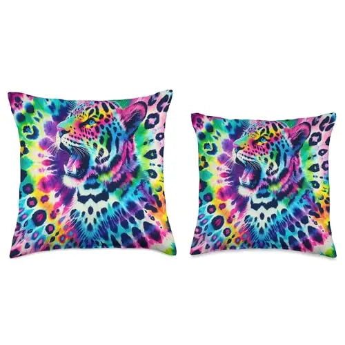 Jaguar Roar of the Rainbow: Luminous Jungle Majesty Throw