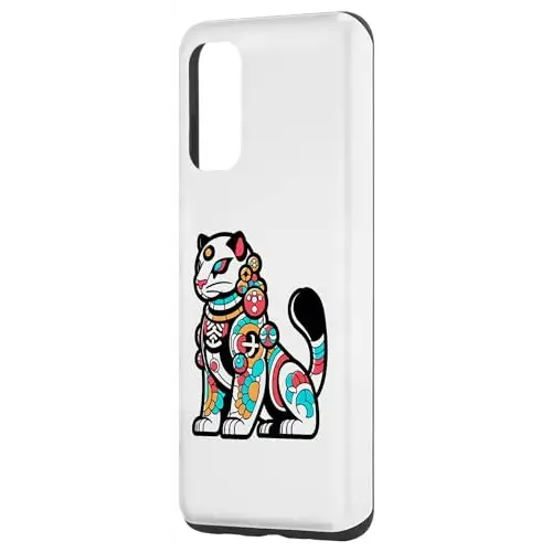 Jewels and Patterns: Cat with Colorful Vibrant Adornments