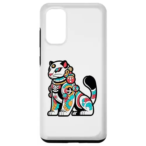 Jewels and Patterns: Cat with Colorful Vibrant Adornments