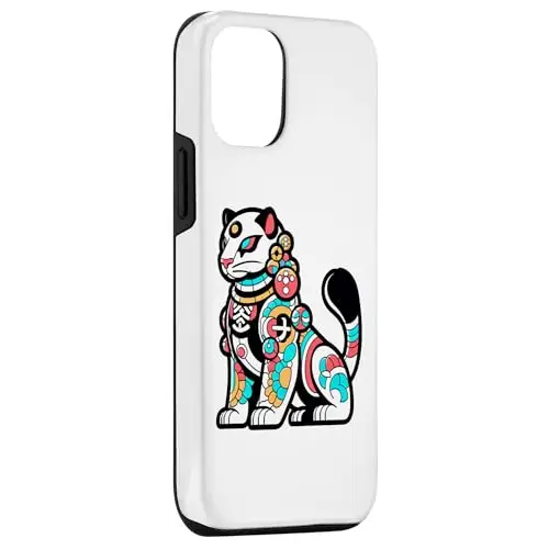 Jewels and Patterns: Cat with Colorful Vibrant Adornments