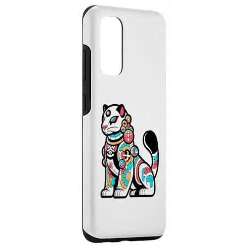 Jewels and Patterns: Cat with Colorful Vibrant Adornments