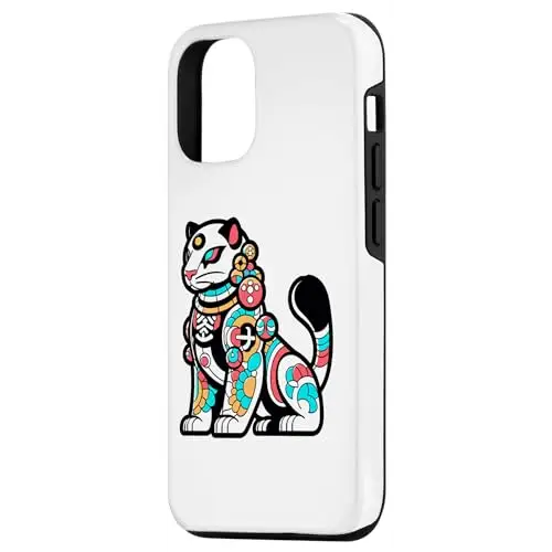 Jewels and Patterns: Cat with Colorful Vibrant Adornments