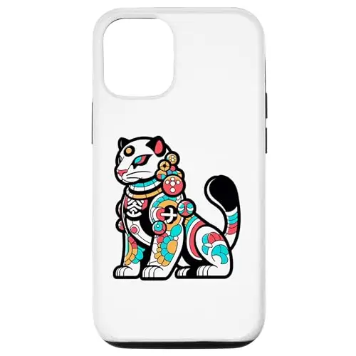 Jewels and Patterns: Cat with Colorful Vibrant Adornments