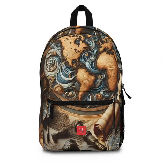 Journey Through Cartography Backpack One size Bags
