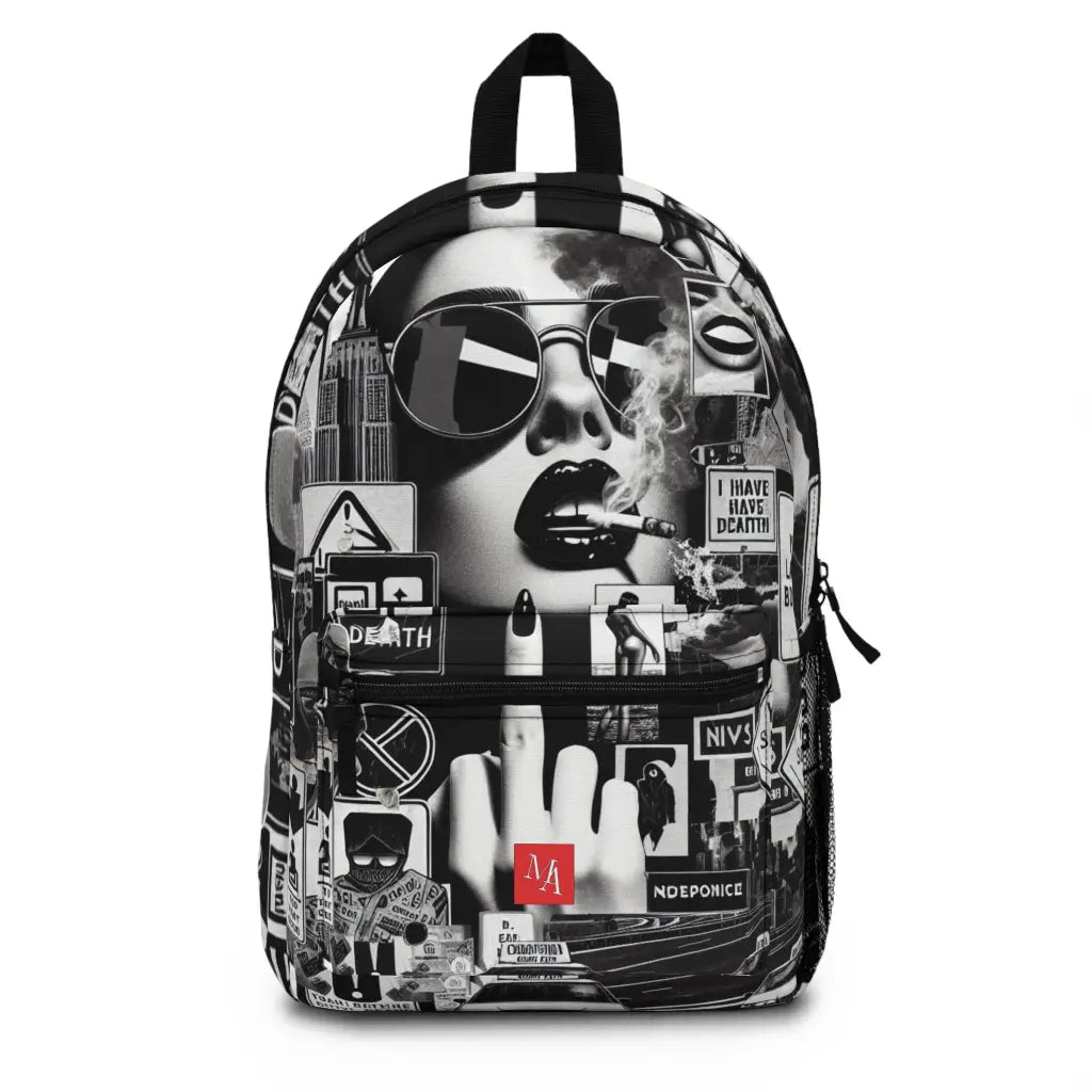 Journey Through Contrast Backpack One size Bags