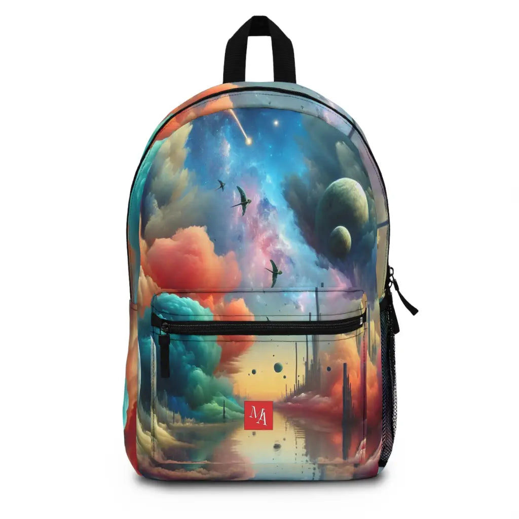 Journey Through the Colorful Skies Backpack One size Bags
