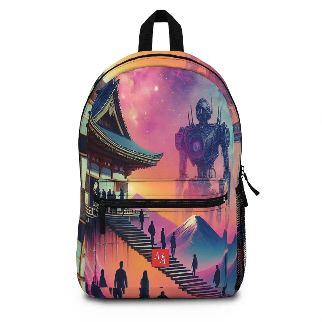 Journey to the Futuristic Realm Backpack One size Bags