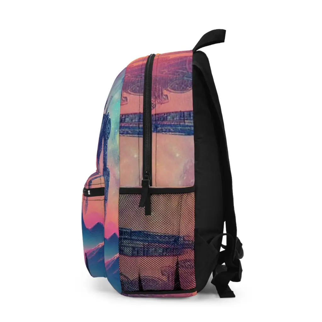 Journey to the Futuristic Realm Backpack One size Bags