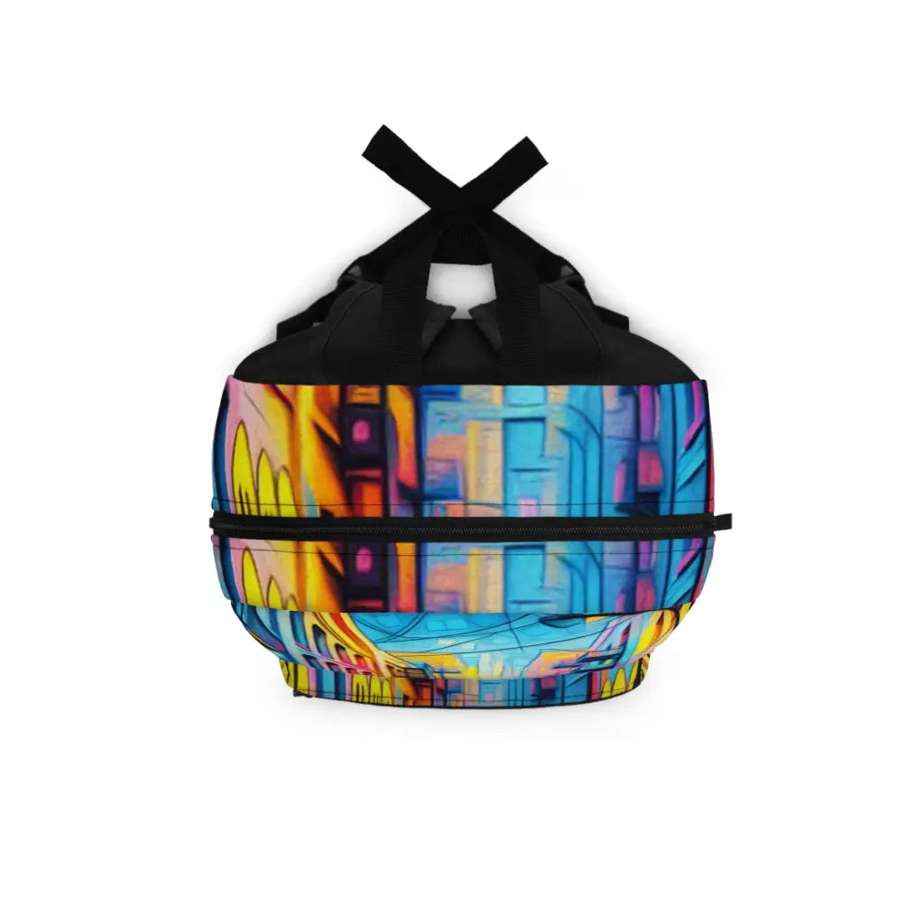 Joyful Alley Street Art Adventure Backpack One size Bags