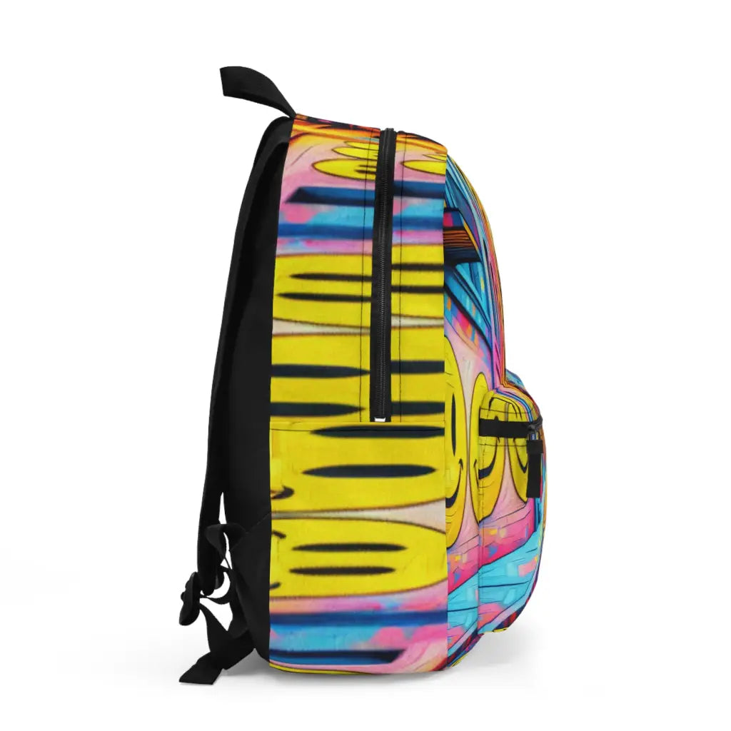 Joyful Alley Street Art Adventure Backpack One size Bags