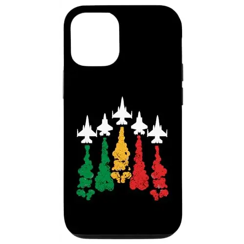 Juneteenth Celebration: Fighter Jets with Colorful Smoke