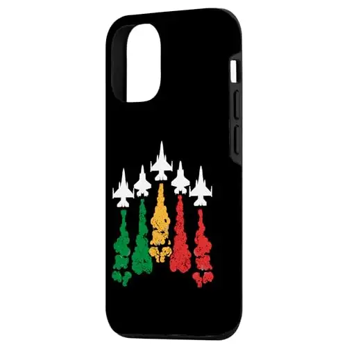 Juneteenth Celebration: Fighter Jets with Colorful Smoke