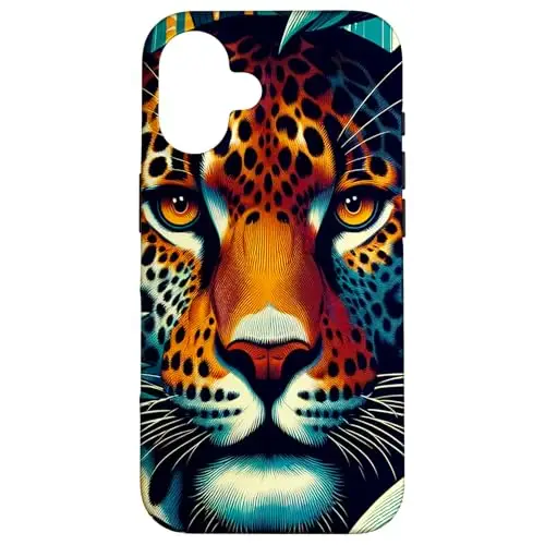 Jungle Majesty: Fierce Gaze of the Jaguar Case (iPhone