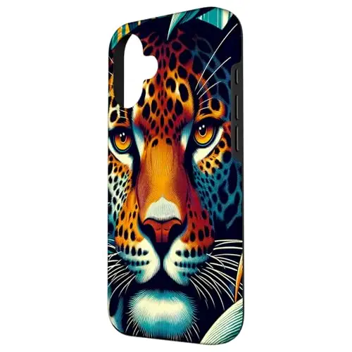 Jungle Majesty: Fierce Gaze of the Jaguar Case (iPhone