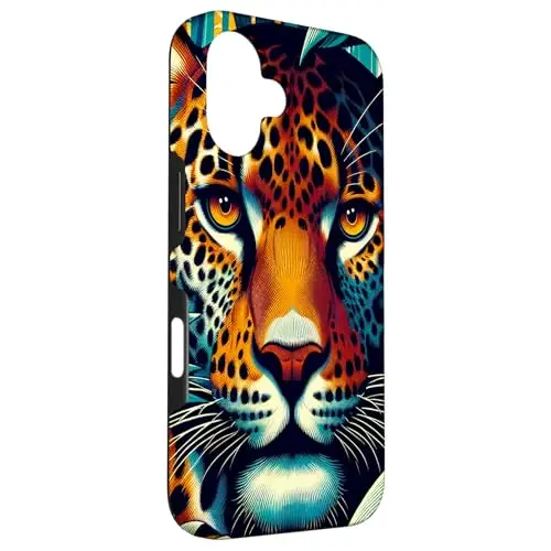 Jungle Majesty: Fierce Gaze of the Jaguar Case (iPhone