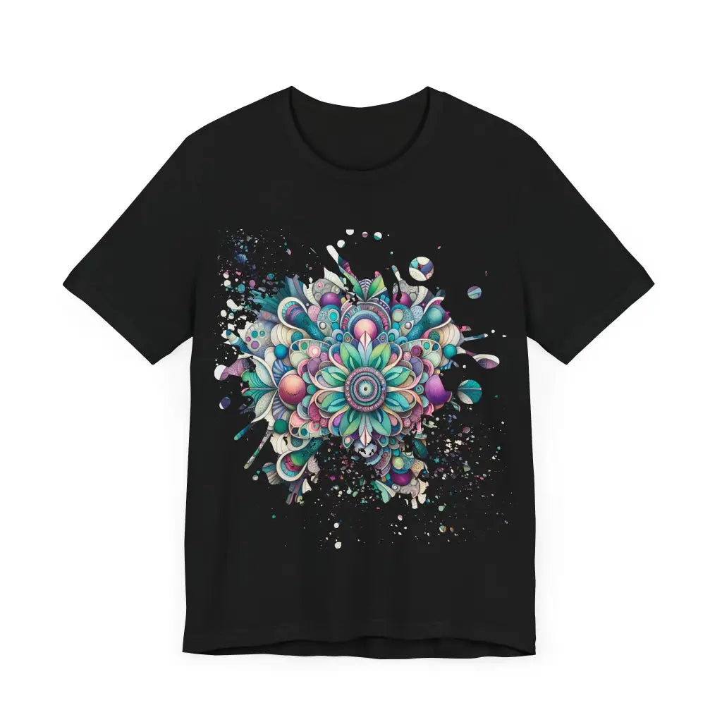 Kaleidoscope Bloom - Jersey Short Sleeve Tee - T-Shirt